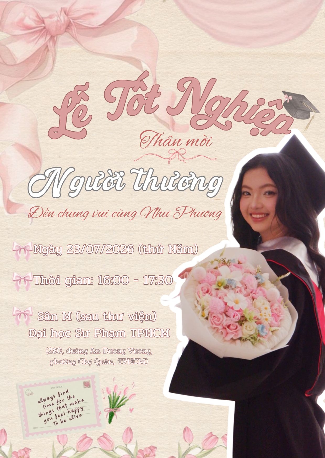 Thiệp mời tốt nghiệp